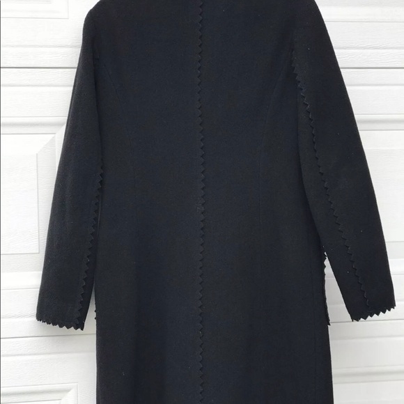 MOSCHINO Cheap and Chic Black Wool Pea Coat - Picture 4 of 7